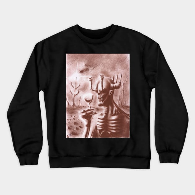 Netherworld Dweller III Crewneck Sweatshirt by EderArt